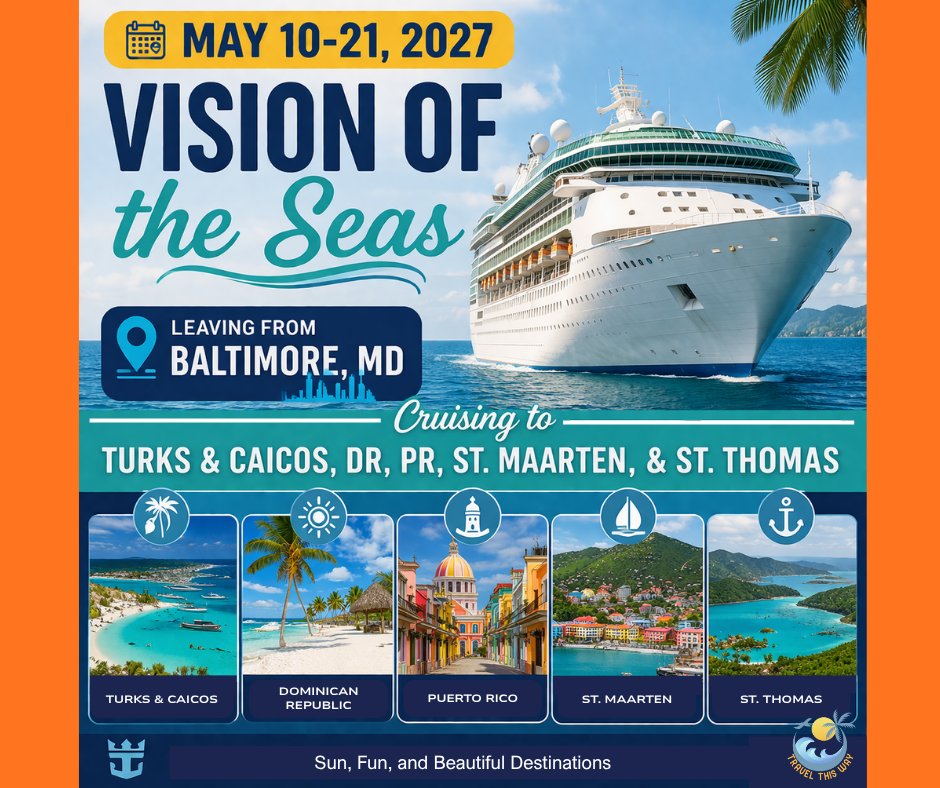 Vision of the Seas May 10-21, 2027